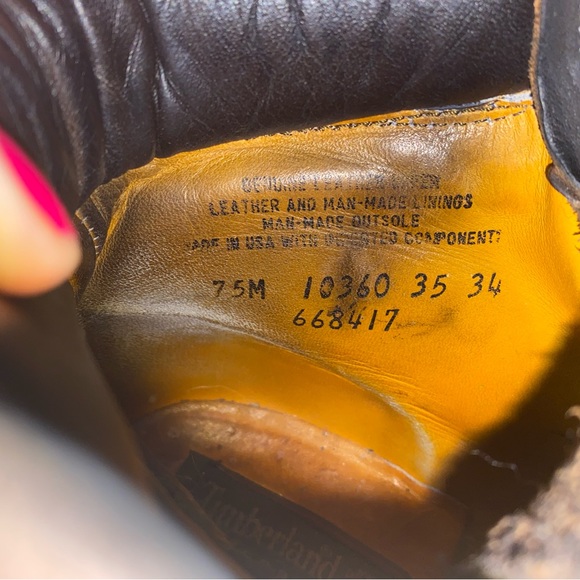 🇺🇸 Vintage 1980’s Timberland Leather Hiking Boots - Picture 13 of 14